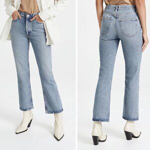 AGOLDE Mid-Rise Relaxed Boot Cut Jeans Wireless